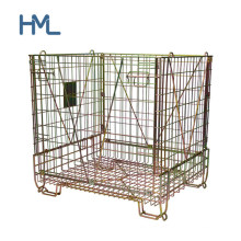 Collapsible Steel Wire Mesh Pallet Box for Pet Preform Storage